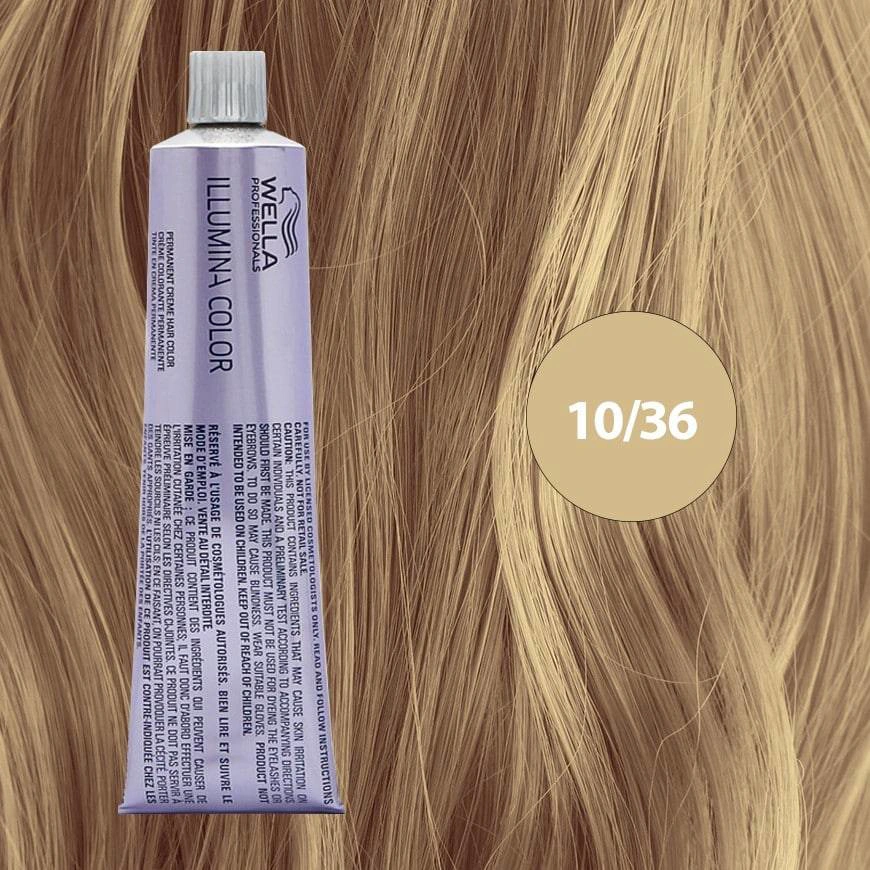Illumina Color Hajfesték - 10/36 60ml Lightest Gold Violet Blonde főképe